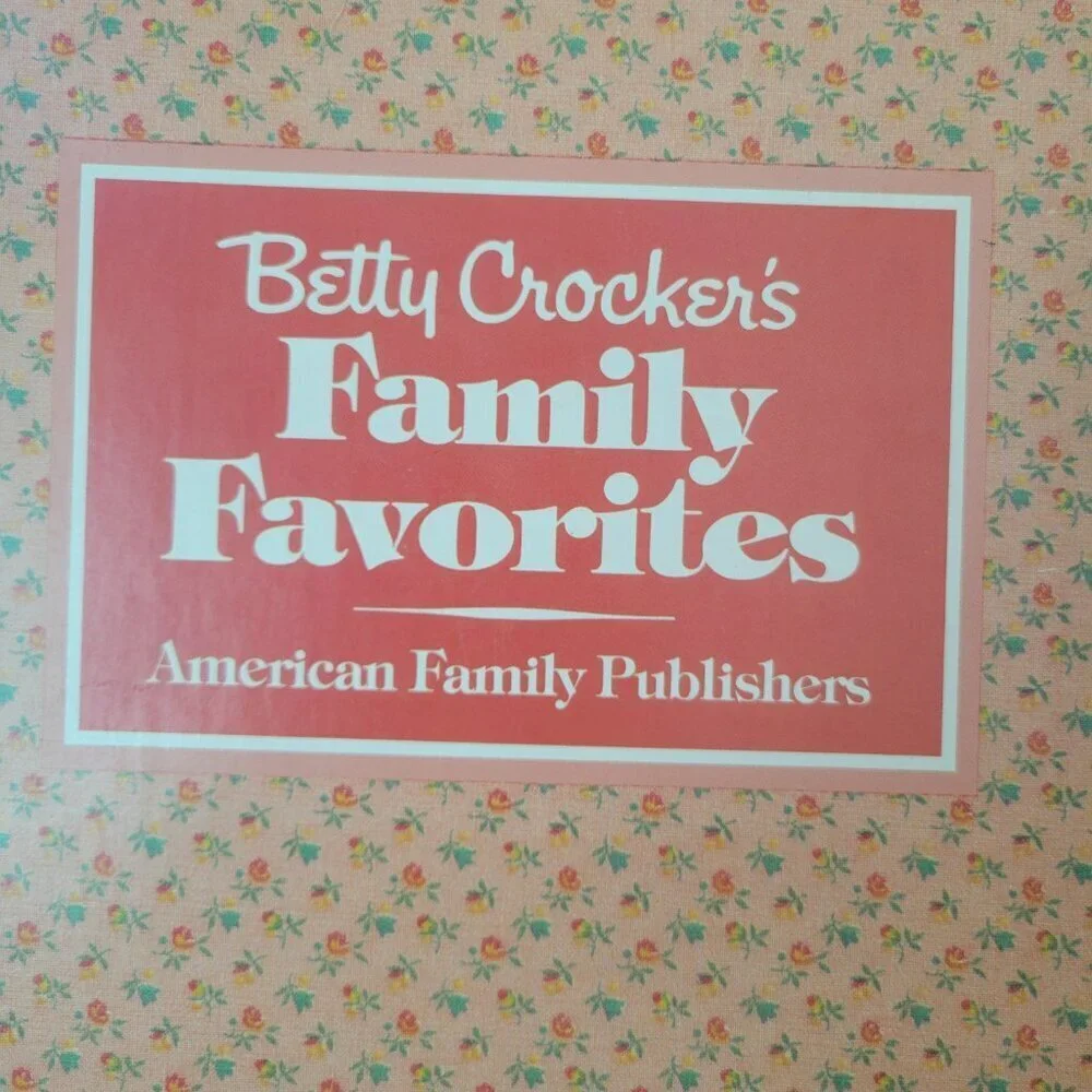Vintage Betty Crocker Family Favorites Cook Books